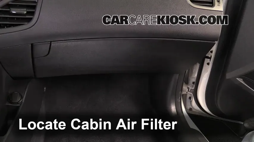 2013 Hyundai Elantra Coupe GS 1.8L 4 Cyl. Coupe (2 Door) Filtro de aire (interior) Cambio